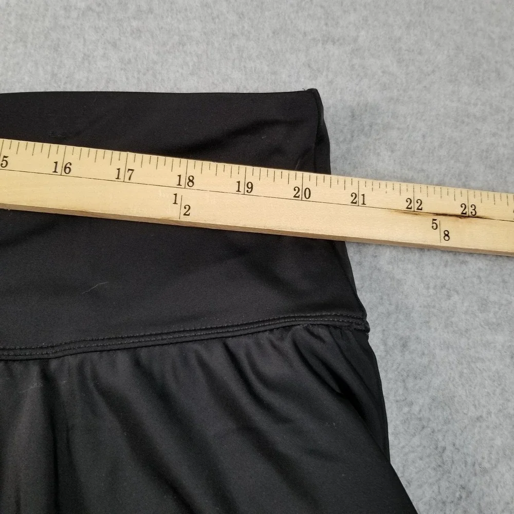 NEW Septangle Swim Skirt Women's 24W Plus Black Stretch Elastic Waist Beach Lake